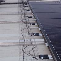 SolarEdge Leistungsoptimierer im Bau Aufdachsystem